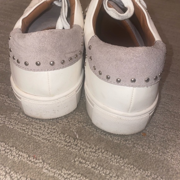 Steve Madden Annita Snake Skin Suede Sneakers shoe Womens - Picture 7 of 9